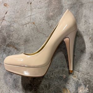 G by Guess Nude platform pumps Womens 7.5